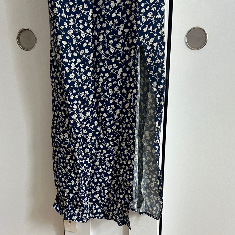 Reformation Midnight Blue Floral Maxi Dress - Picture 3 of 5
